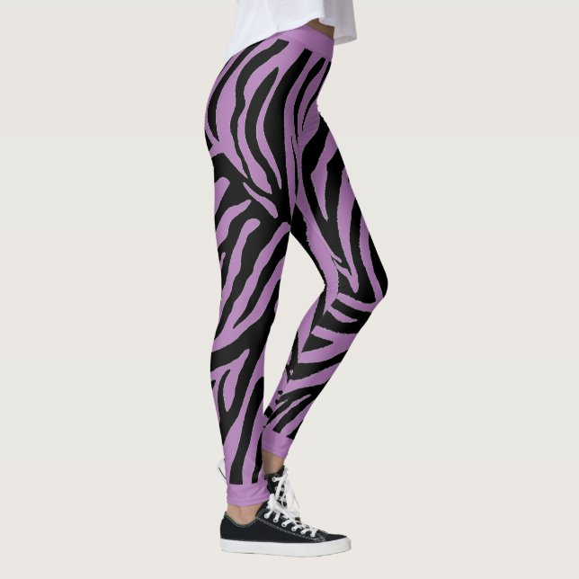 EDIT DESIGN zebra 1 Change the Colour Leggings (Right)
