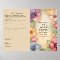 Edit, Download Church Bulletin