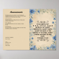 Edit, Download Church Bulletin