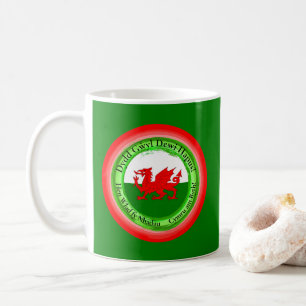 Edit Matching Welsh Dragon St David's Day Coffee Mug