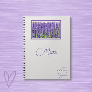 Edit Names, Lovely Lavender Journal, Notebook