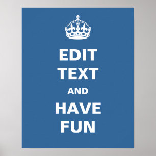Edit Text and Have Fun! Poster