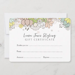 Edit Your Own Gift Certificate Voucher Template