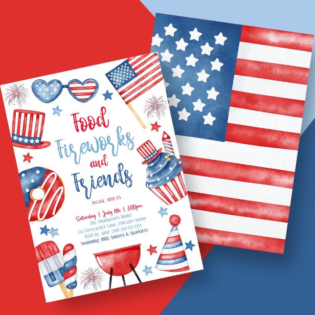 Editable 4th Of July BBQ Invitation Independence (Creator Uploaded)