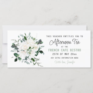 Editable Afternoon Tea Voucher Template