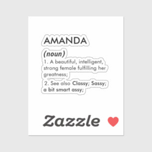 Editable Amanda name definition, custom name