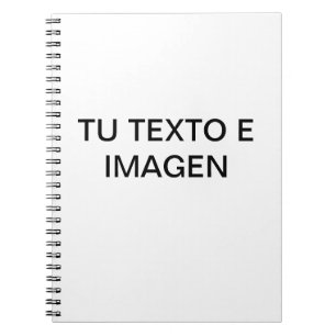 Editable and customizable basic notebook