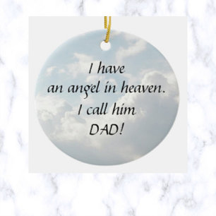 Editable Angel in Heaven Ceramic Tree Decoration