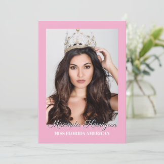 Editable Autograph Card Prints - Light Background