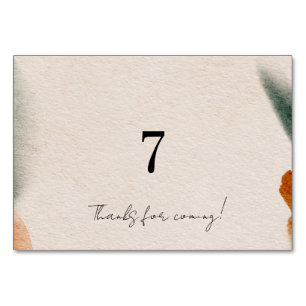 Editable Baby Shower Table Numbers   Minimalist Pa