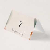 Editable Baby Shower Table Numbers | Minimalist Pa