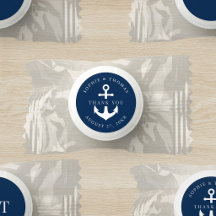 Editable Background Colour Anchor Wedding Thank Yo