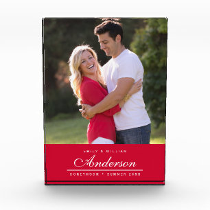 Editable Background Colour Family Name Photo Block