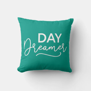 Editable Background Colour Modern Day Dreamer Cushion