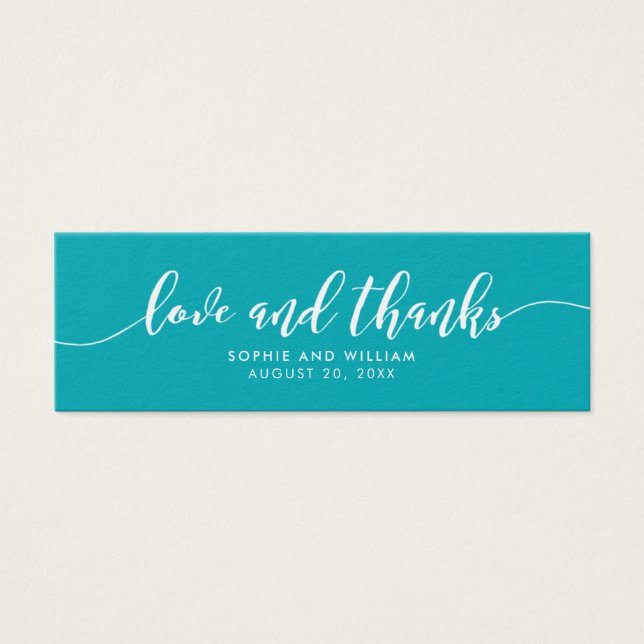 Editable Background Love and Thanks Wedding (Front)