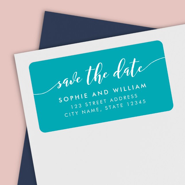 Editable Background Relax Script Save the Date Label (Creator Uploaded)