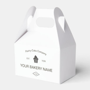 Editable Bakery Business Favour Box