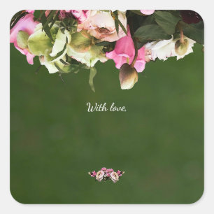 Editable Botanical Gift Tags   Elegant Stickers