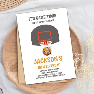 Editable Boys Sports Party Invite