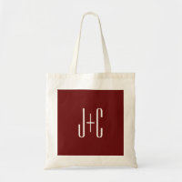 Editable Burgundy Red Background & White Text