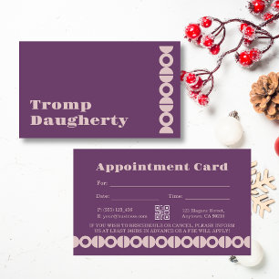 Editable Business Appointment Reminder Card