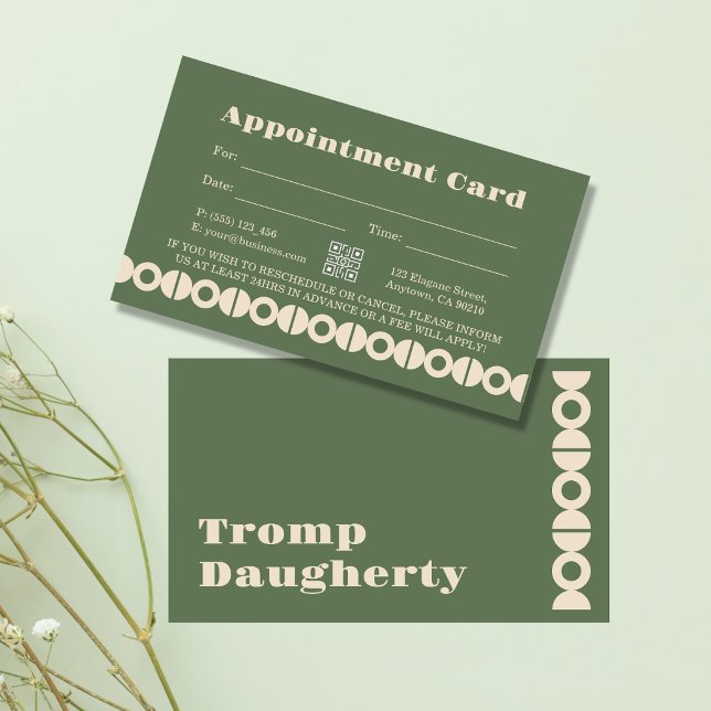 Editable Business Appointment Reminder Card (Creator Uploaded)