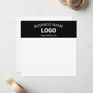 Editable Business Name, Website & Uploaded Logo Card