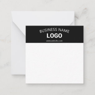 Editable Business Name, Website & Uploaded Logo Card