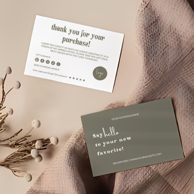 Editable Business Thank You Card (Creator Uploaded)