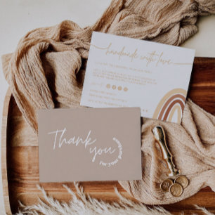 Editable Business Thank You Card