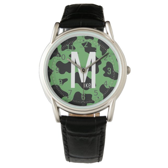 Editable Camo Men's Watch (Front)