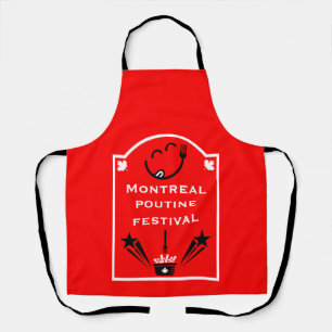 Editable Canadian Poutine Festival Apron