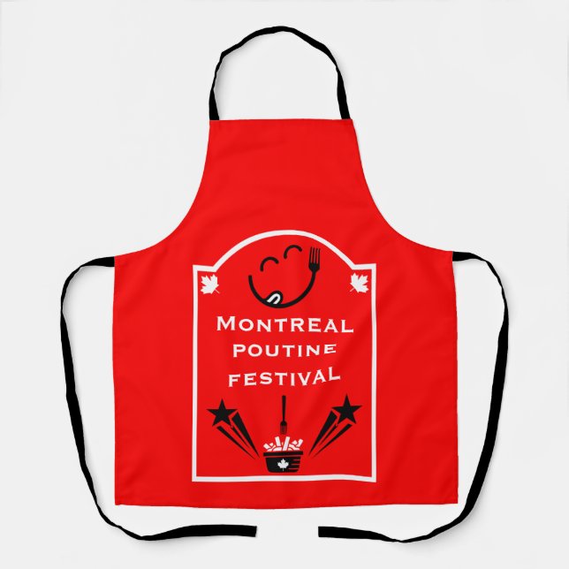 Editable Canadian Poutine Festival Apron (Front)