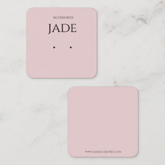 editable card for earrings