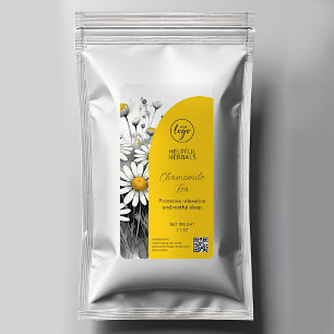 Editable Chamomile Tea Labels