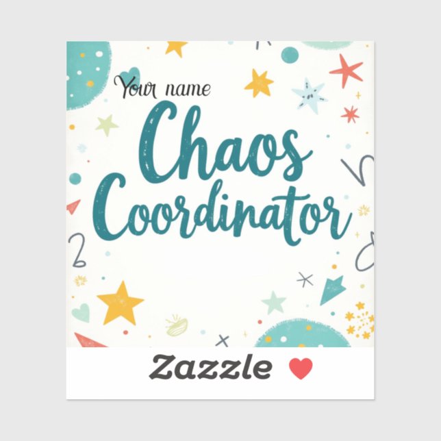 Editable Chaos Organiser School  (Sheet)