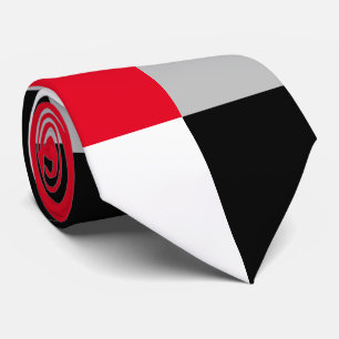 Editable checkerboard pattern tie