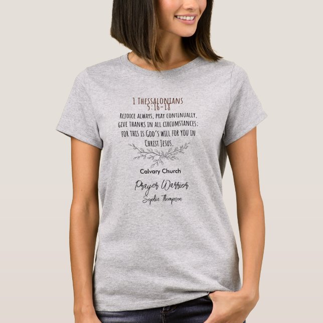 Editable Christian Group T-Shirt (Front)