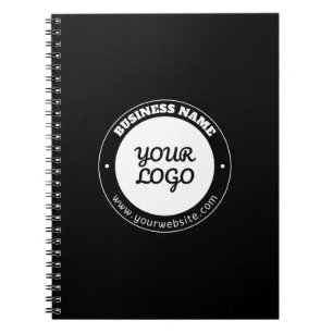 Editable Circular Text & Uploaded Logo Template Notebook