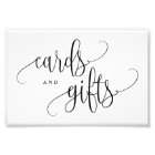 Editable COLOR and SIZE Cards and Gifts Sign LCC