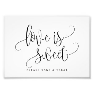 Editable COLOR and SIZE Take A Treat Sign LCC