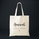 EDITABLE COLOR Custom Wedding Party Tote<br><div class="desc">A simply adorable,  personalized tote bag that's both stylish and functional. Fully editable color,  including the heart color.
Design © Berry Berry Sweet. Visit our website www.berryberrysweet.com for matching items and more stylish designs.</div>