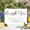 EDITABLE COLOR Rehearsal Dinner Invitation LCC