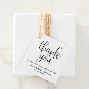 EDITABLE COLOR Thank You Tag LCC