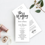 EDITABLE COLOR Wedding Ceremony Program #BCC Programme<br><div class="desc">Simply elegant programs that are perfect for sharing important details of your special day with your guests. Design by © berryberrysweet . Printable digital files are available! Visit our website at www.berryberrysweet.com for more details!</div>