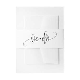 EDITABLE COLOR Wedding Invitation Belly Band #LCC