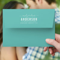 Editable Colour Calligraphy & Bold Name Address
