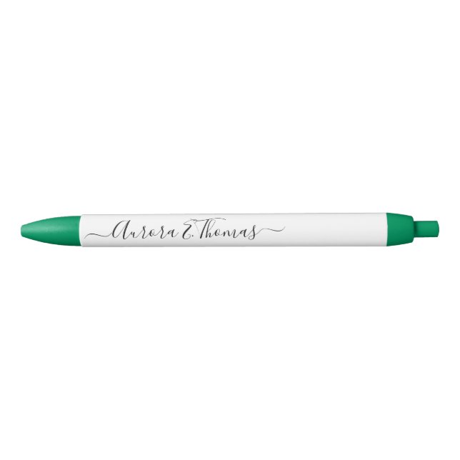 Editable Colour Calligraphy Script Name Pen (Front)