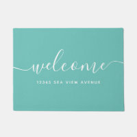 Editable Colour Calligraphy Script Property Welcom