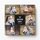 Editable Colour Collage Custom Plaque